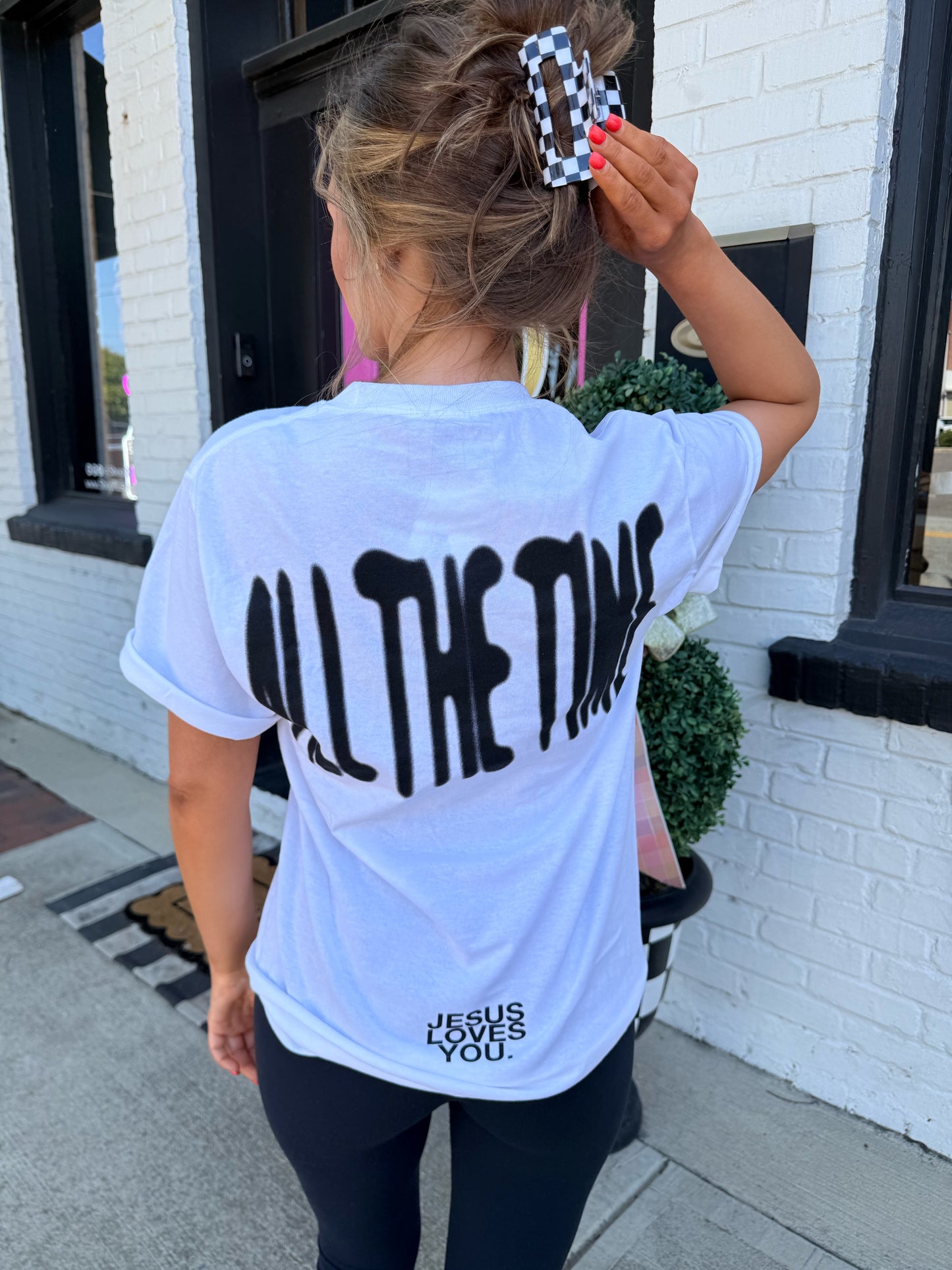 God Is Good Tee (White/Black)