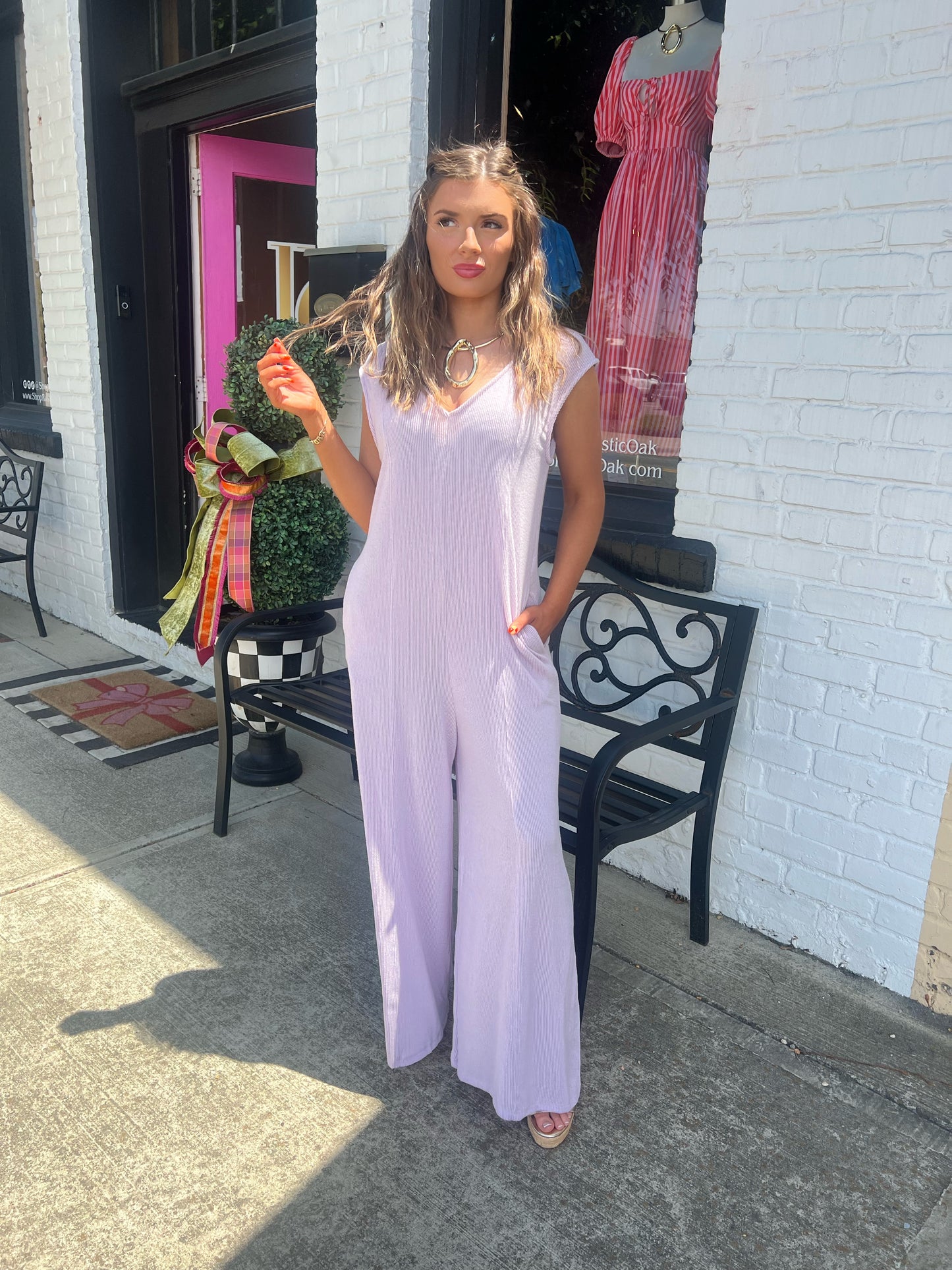 Lucky Lavender Jumpsuit