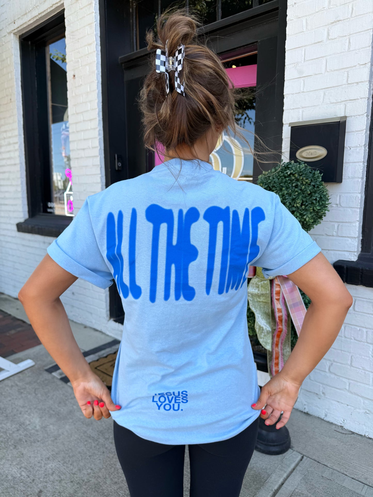 God Is Good Tee (light blue)