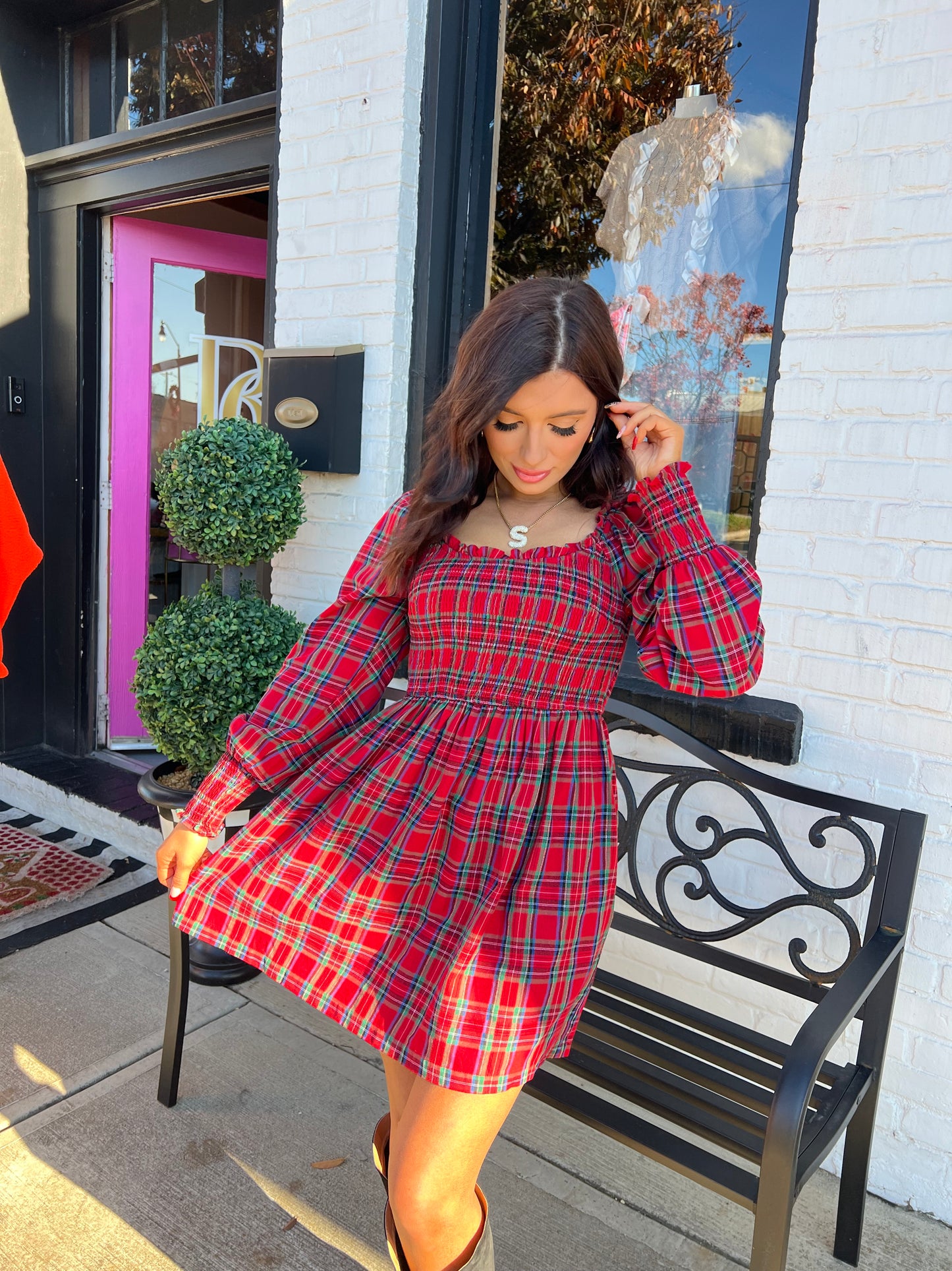 Jace Plaid Kourt Dress