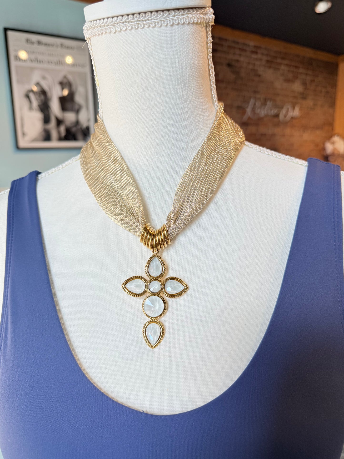Cross Ways Necklace