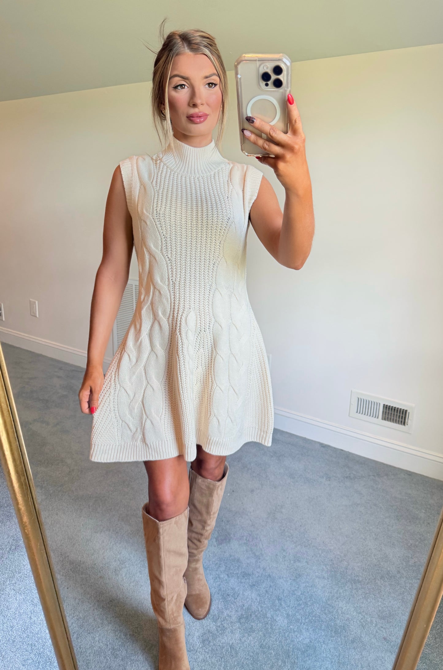 The Jocie Cable Knit Dress