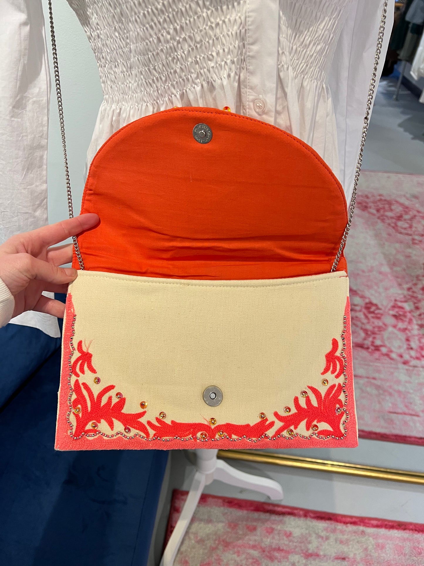 Bright & Pink Clutch Bag