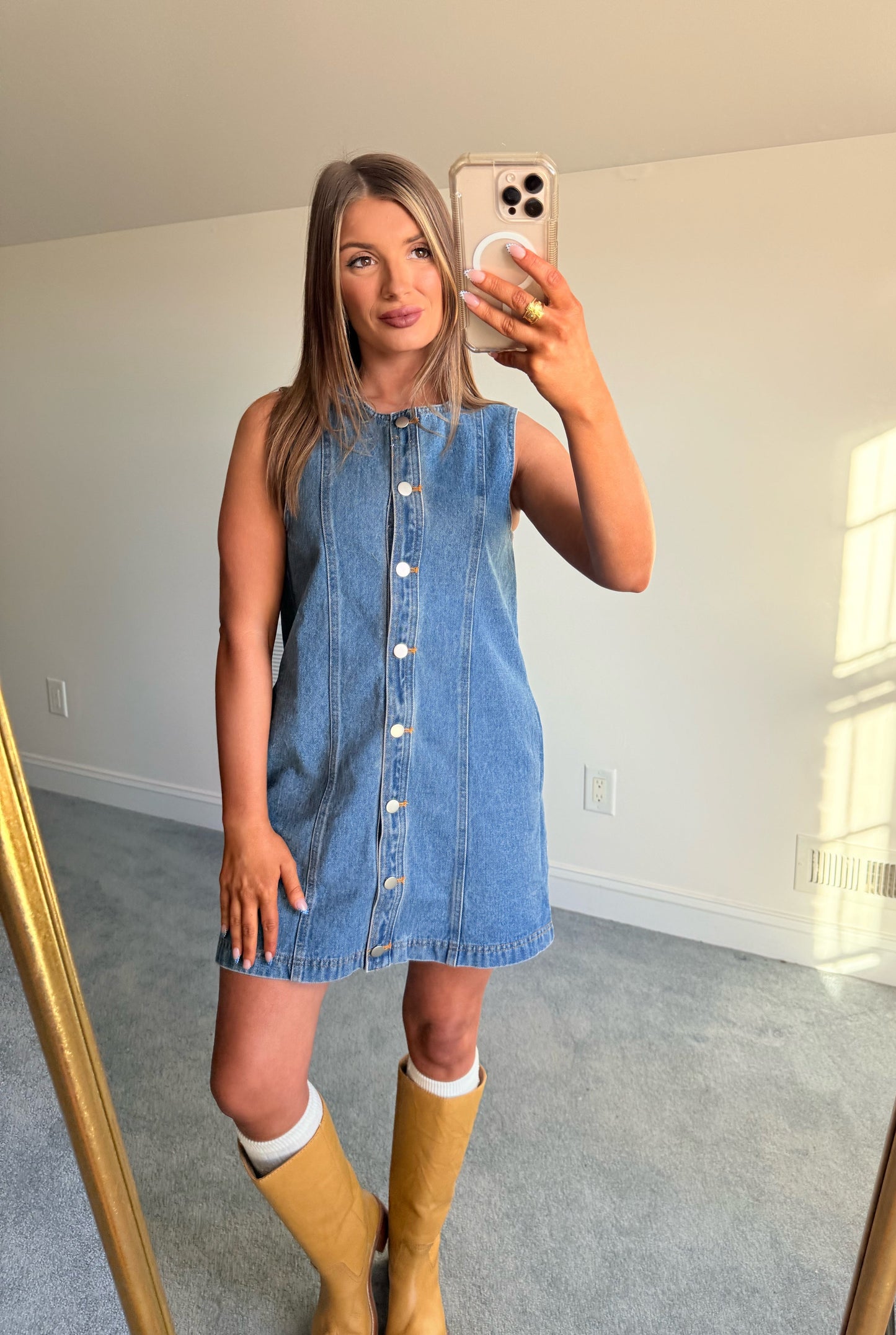 The Demi Denim Dress