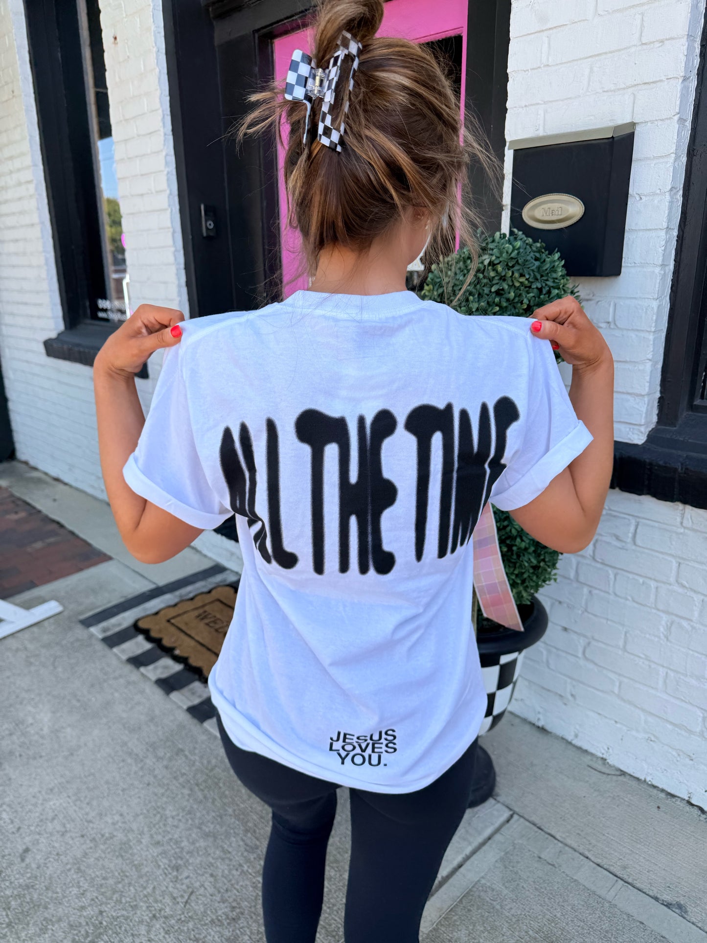 God Is Good Tee (White/Black)