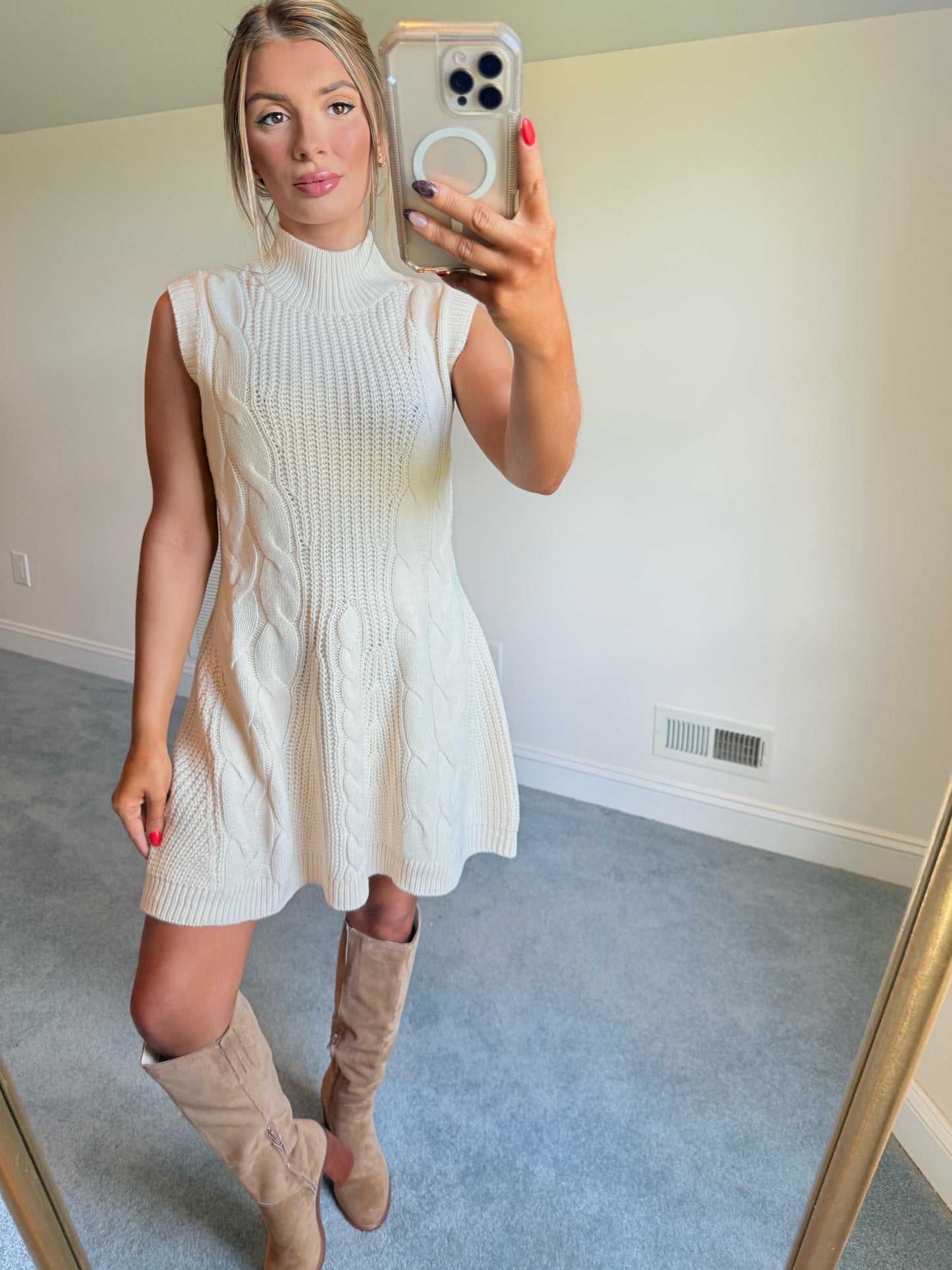 The Jocie Cable Knit Dress