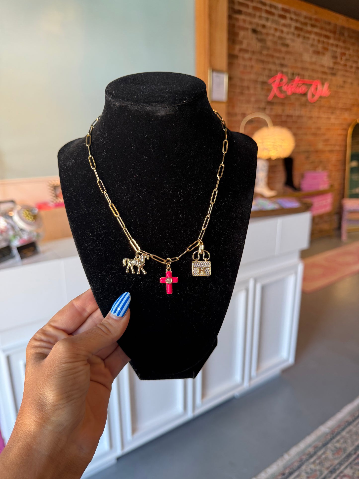 Horse Charm Necklace