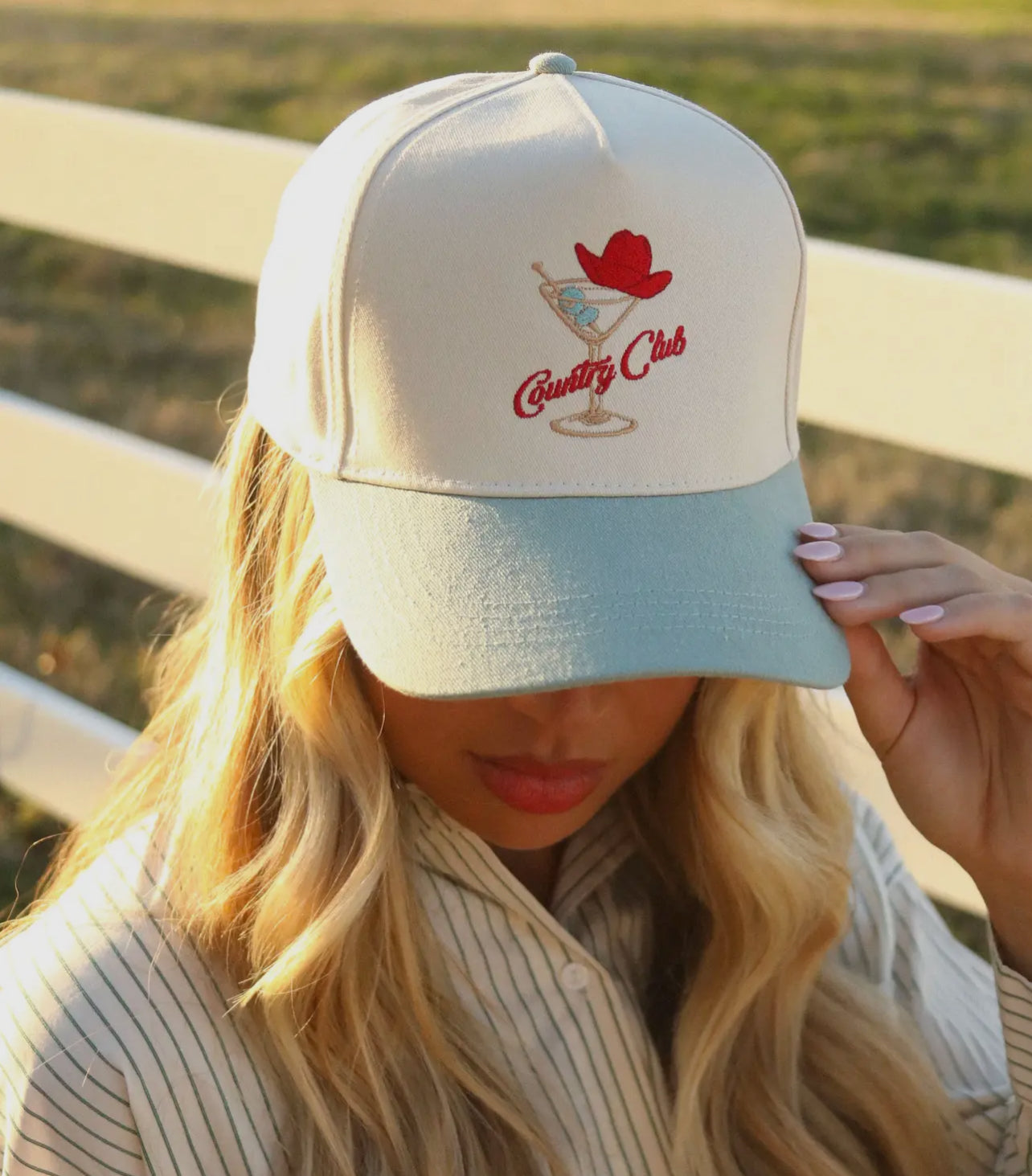 Country Club Martini Trucker Hat