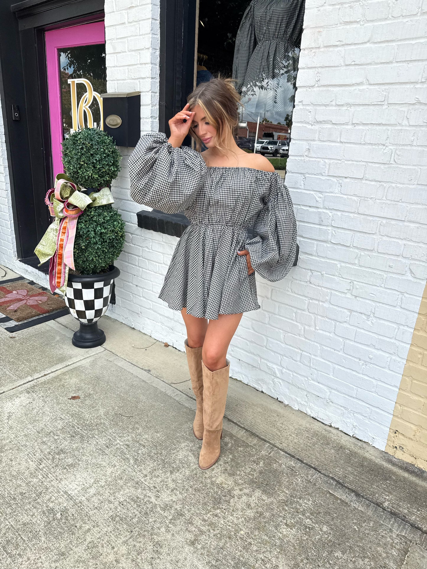 The Aliyah Checkered Dress
