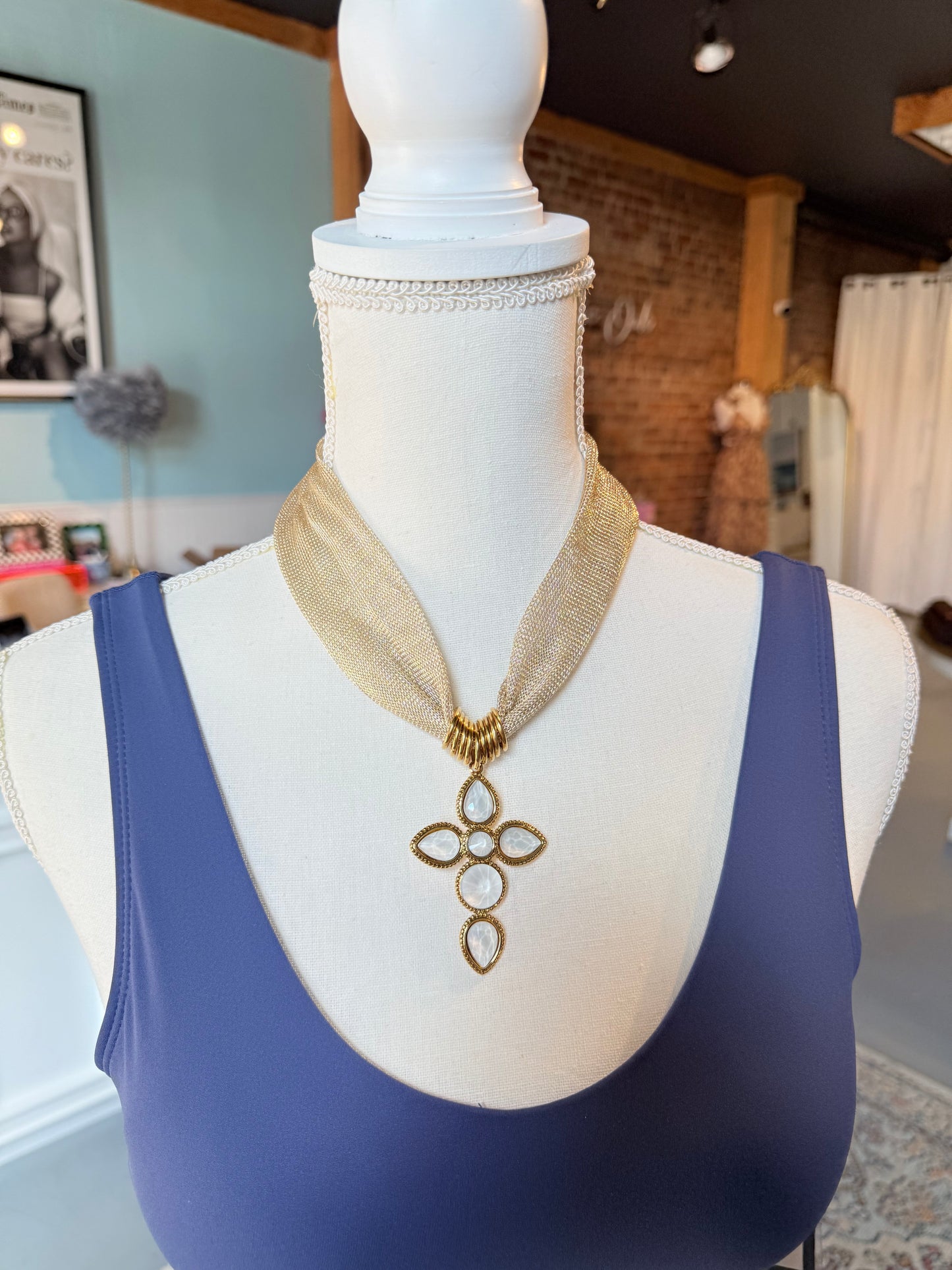 Cross Ways Necklace