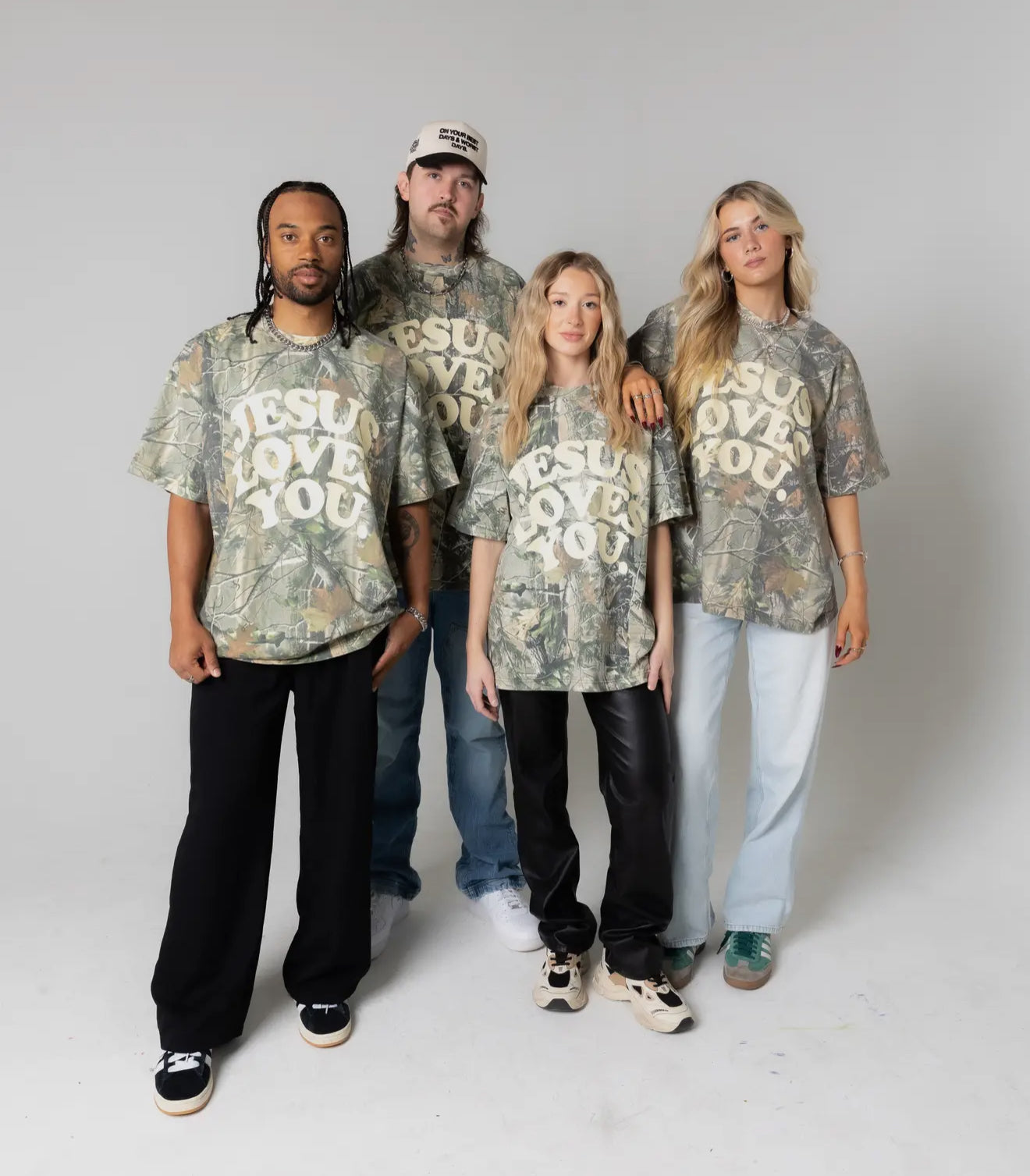 Jesus Loves You. Camo Tee