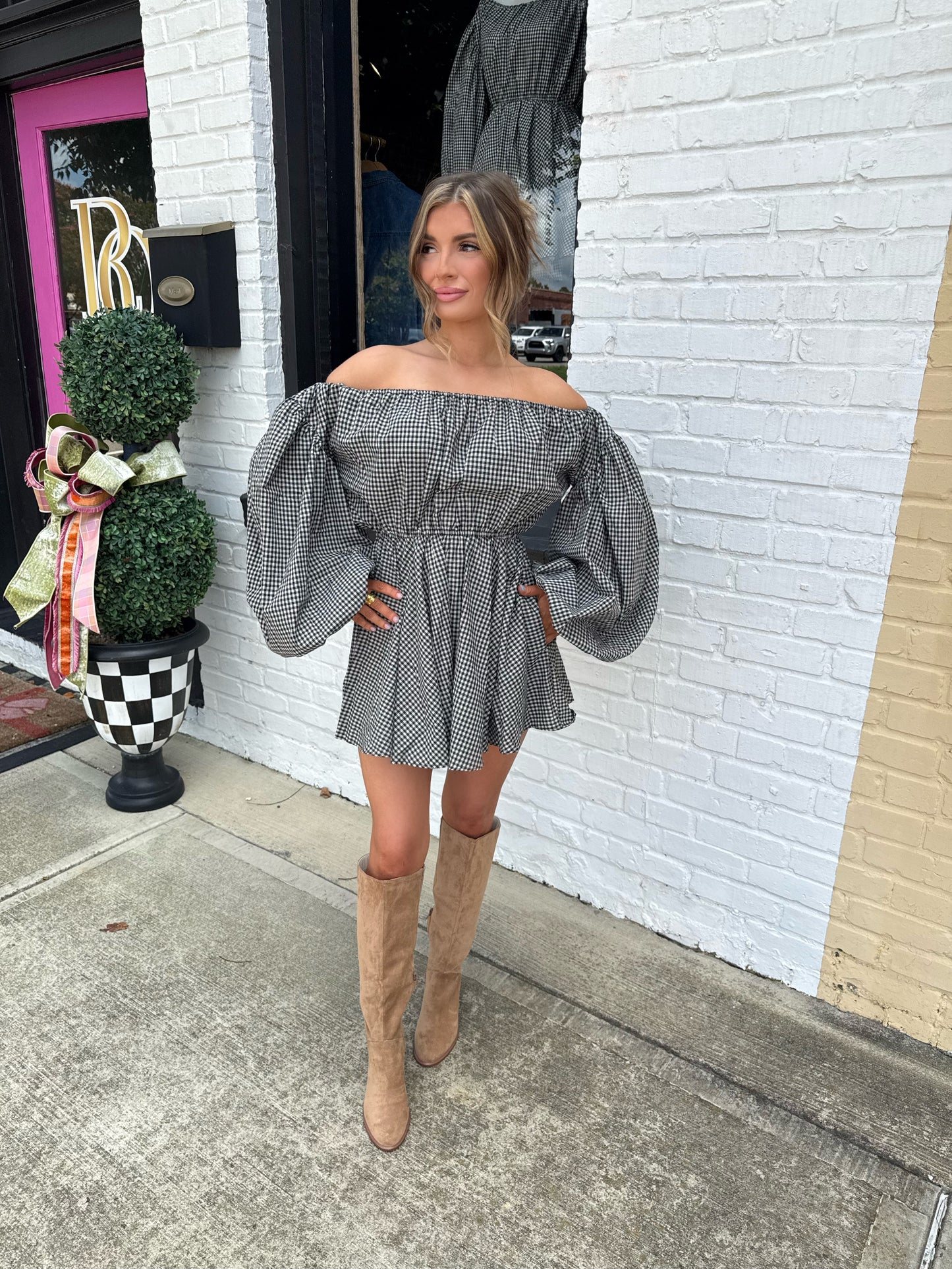The Aliyah Checkered Dress