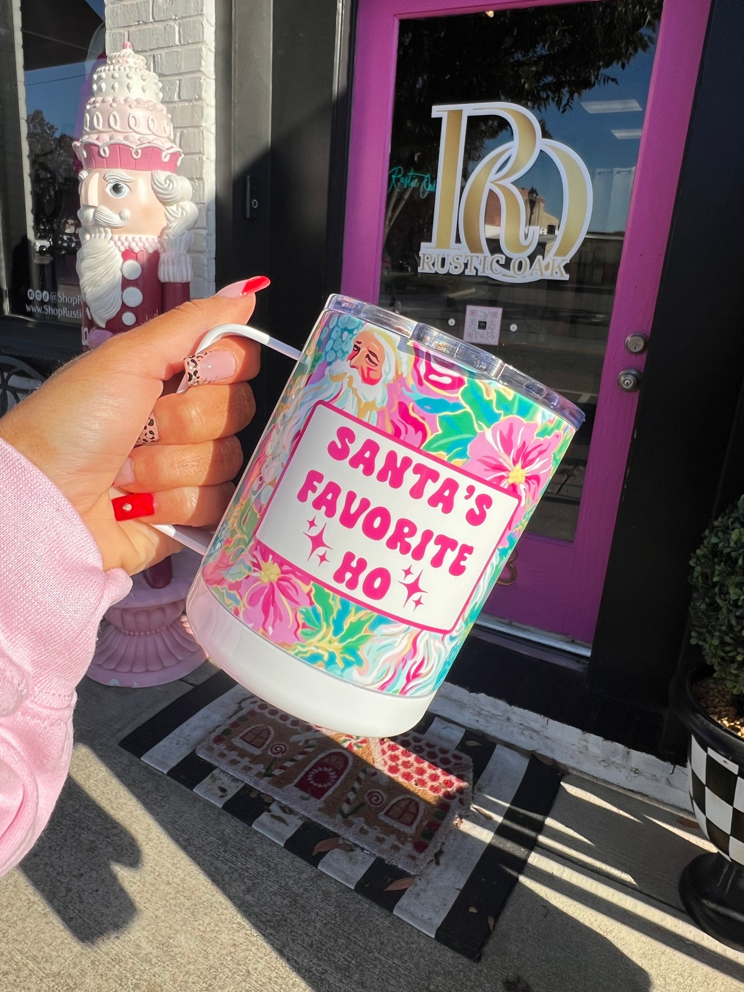 Santa's Favorite Ho (funny) Tumbler