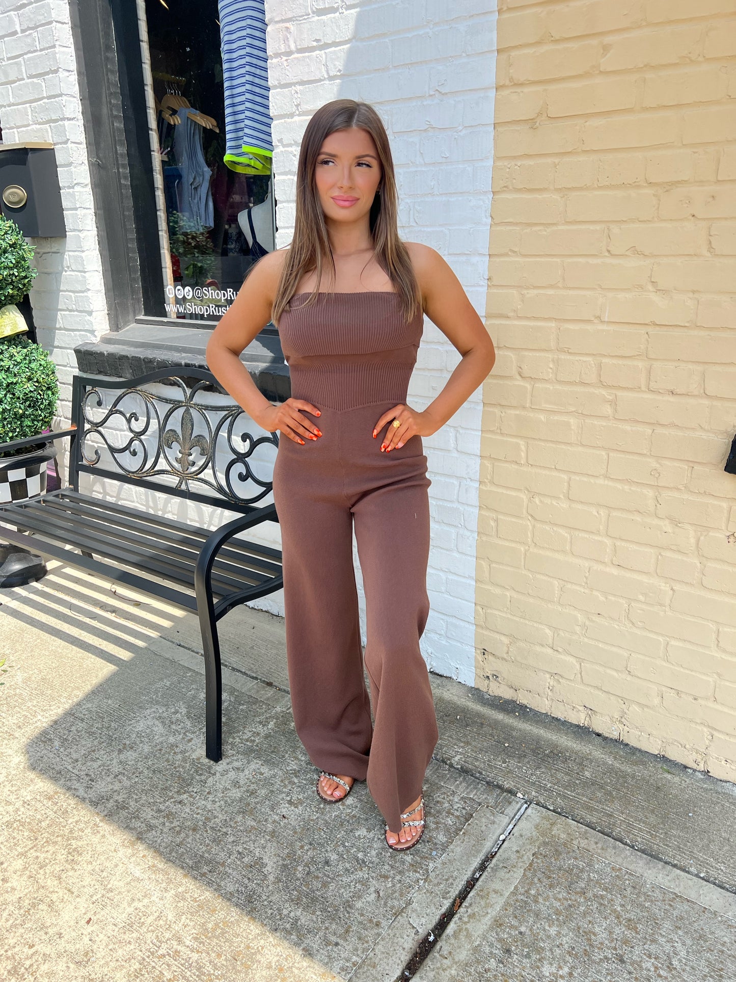 Chocolate Sweater Jumpsuit