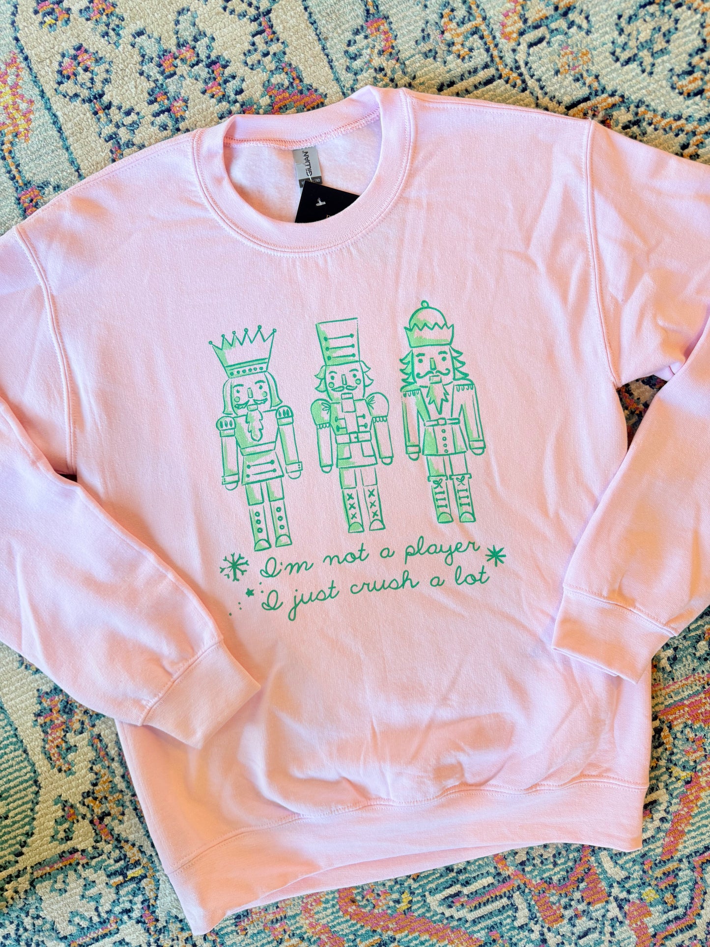 I'm Not a Player, I Just Crush Alot Crewneck