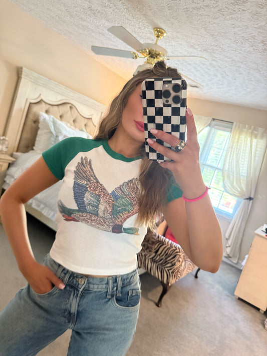 Bedazzled Mallard Baby Tee
