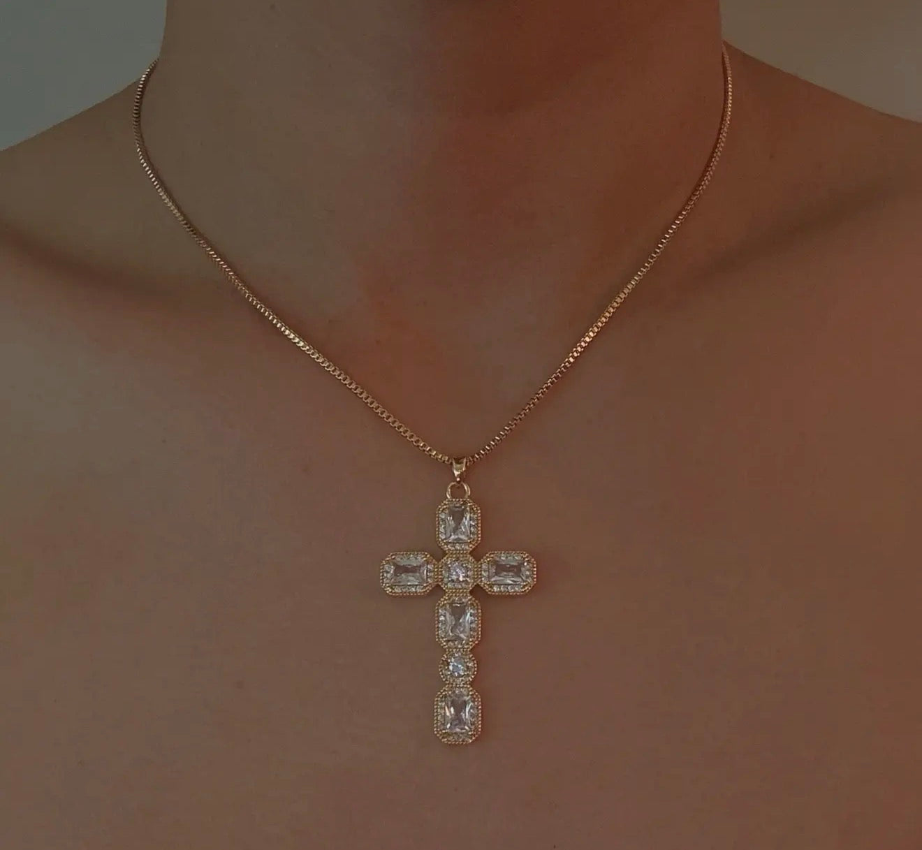 Vintage Cross Necklace