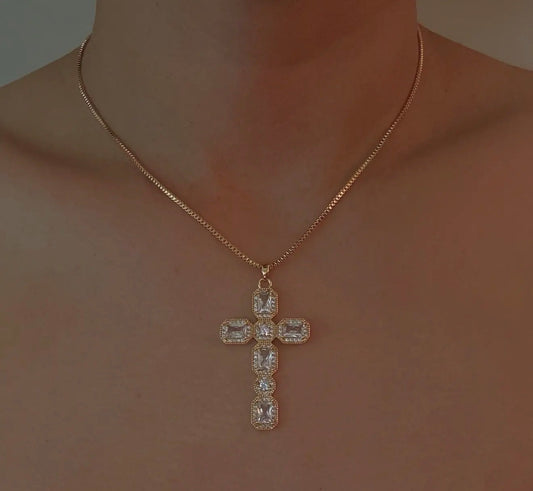 Vintage Cross Necklace