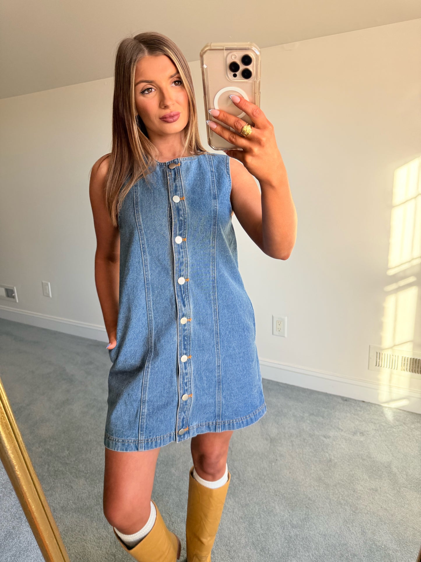 The Demi Denim Dress