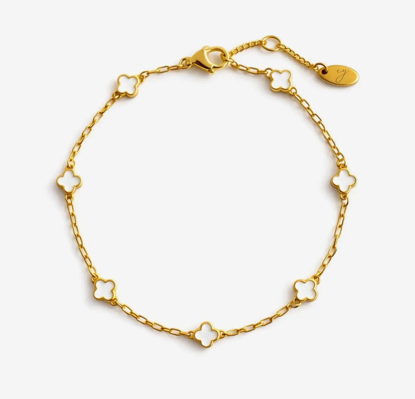 The Claire White Bracelet