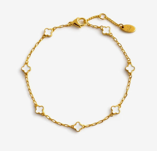 The Claire White Bracelet
