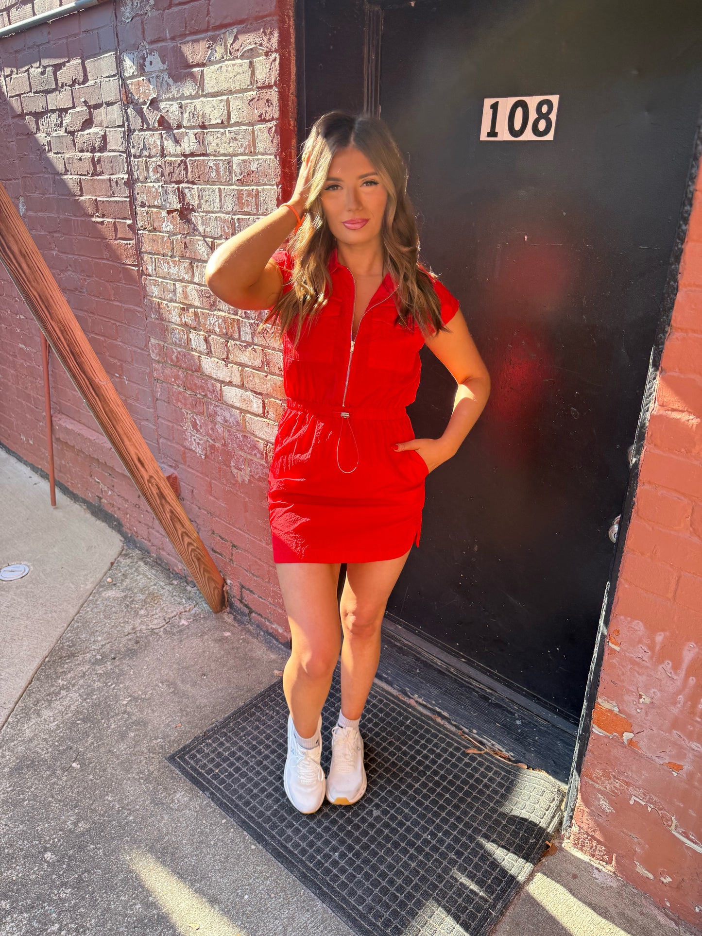 Run Around Town Red Dress