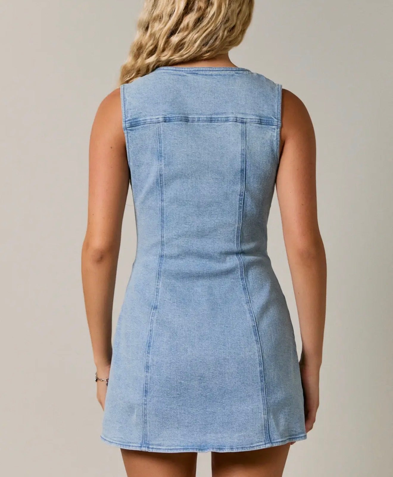 The Pardi Denim Romper
