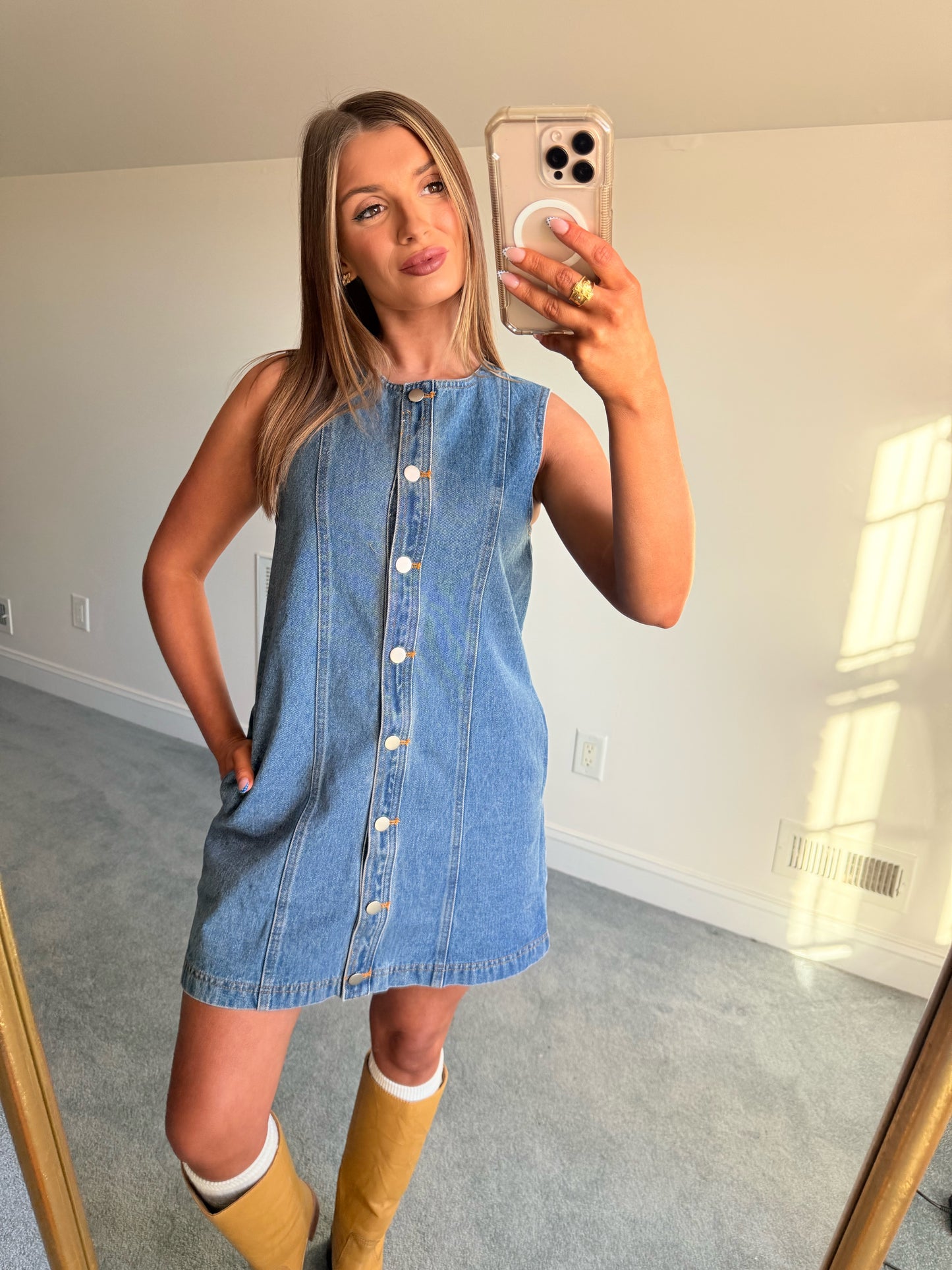 The Demi Denim Dress