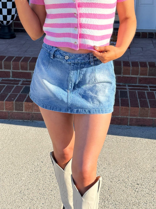 Wild & Free Denim Skort