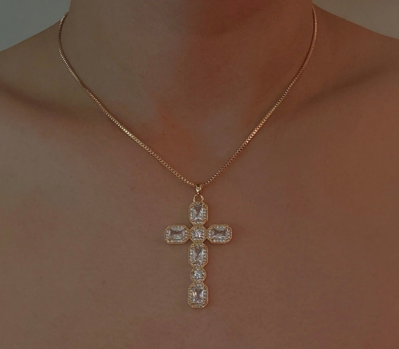 Vintage Cross Necklace