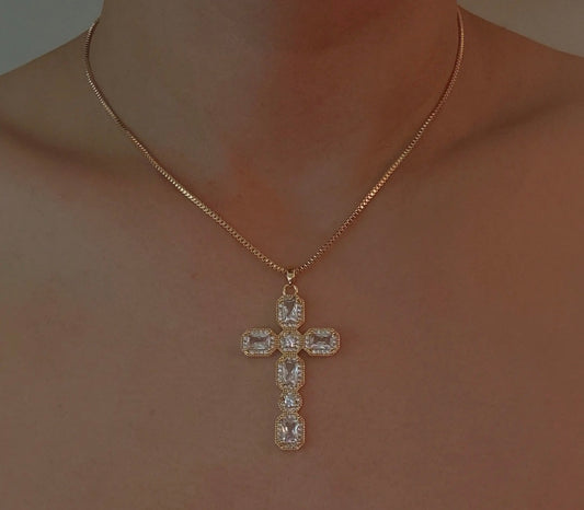 Vintage Cross Necklace