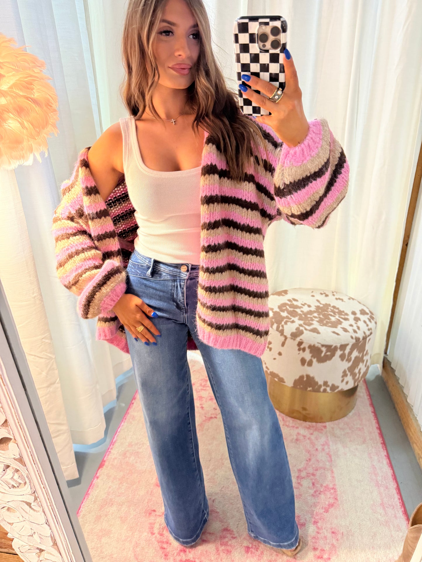 Chocolate Covered Strawberry Cardigan