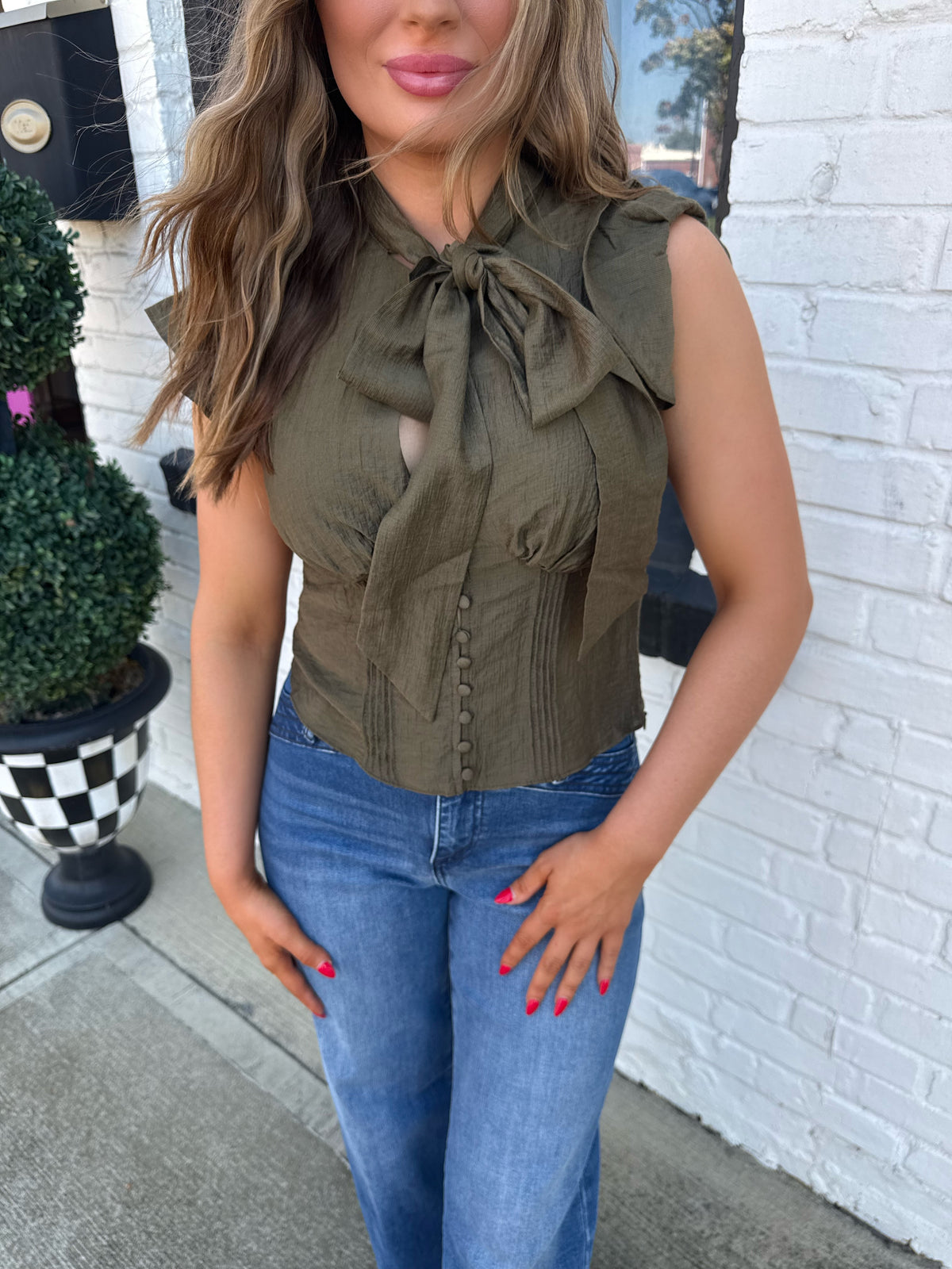 The Effortless Olive Top