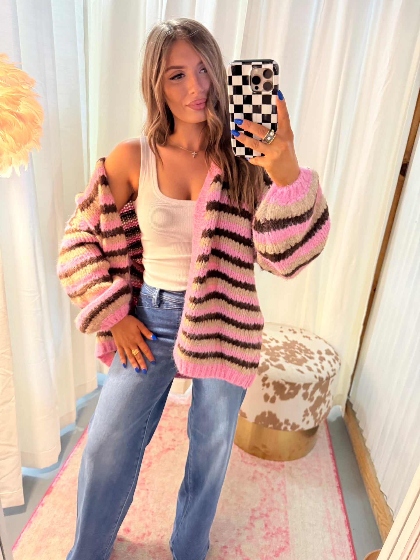 Chocolate Covered Strawberry Cardigan