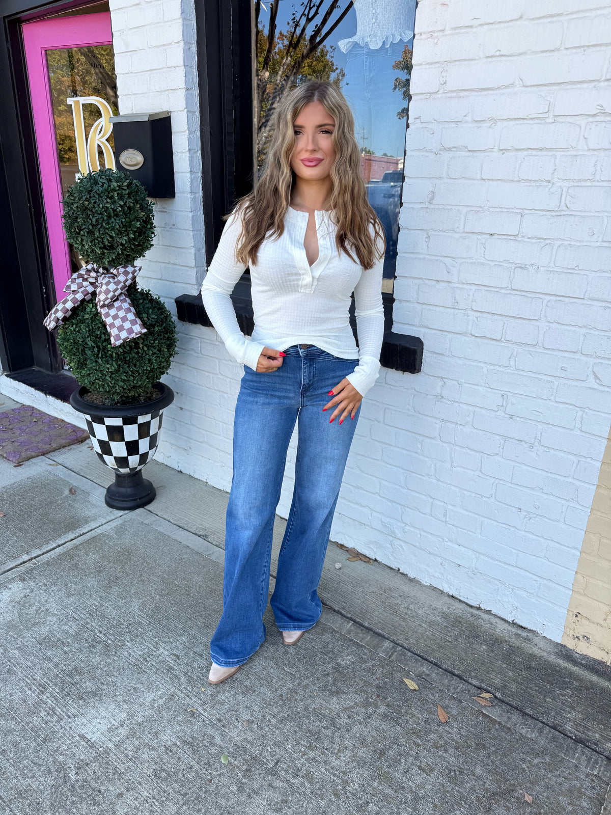 The Everly Ivory Top