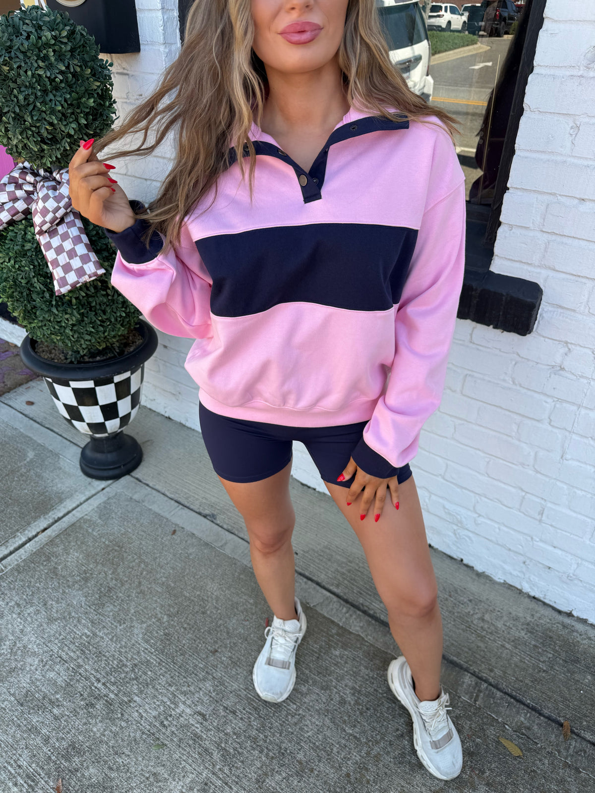 The Color-Block Pullover