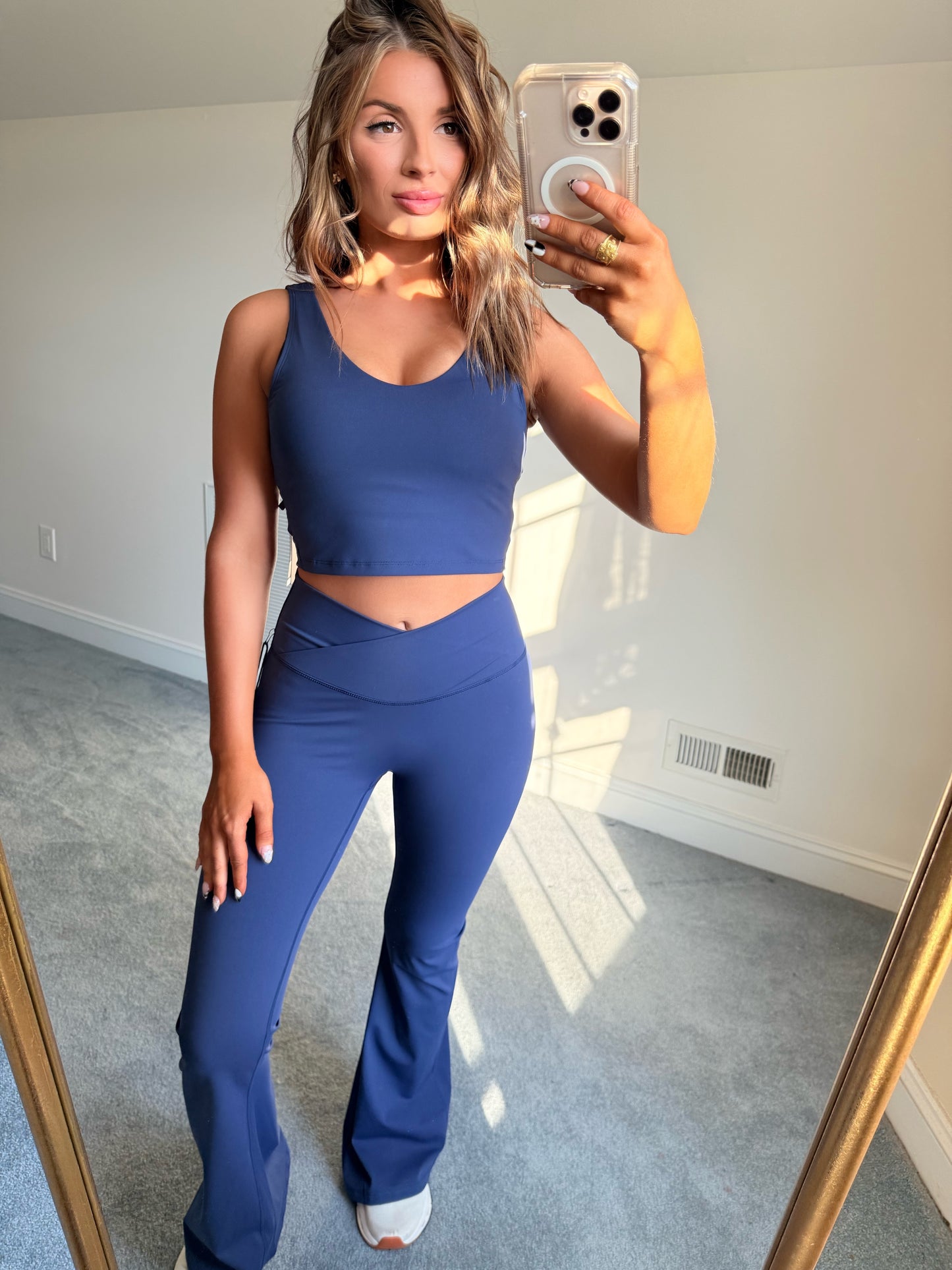 True Navy Align Top