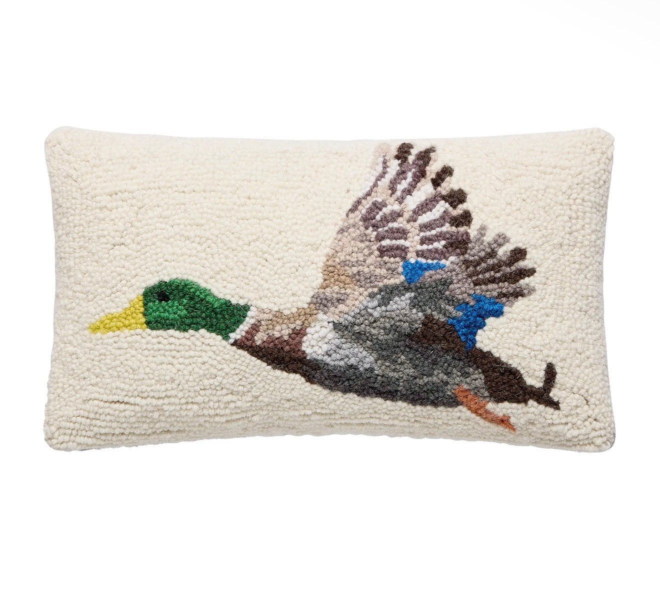 Flying Mallard Pillow