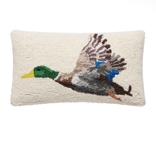 Flying Mallard Pillow
