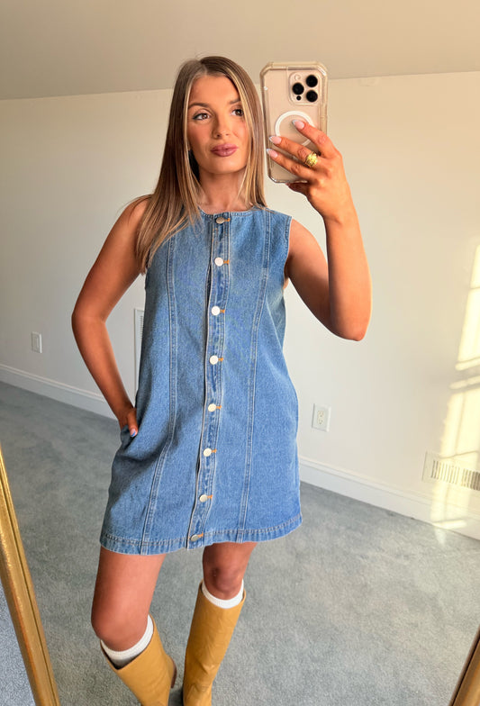 The Demi Denim Dress