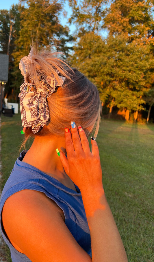 Boho Bandanna Hairclip