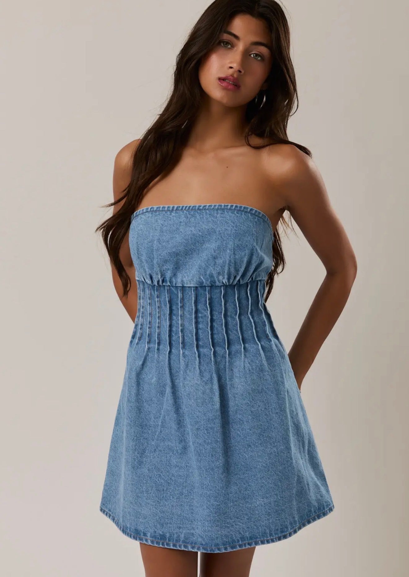 The Megan Denim Dress