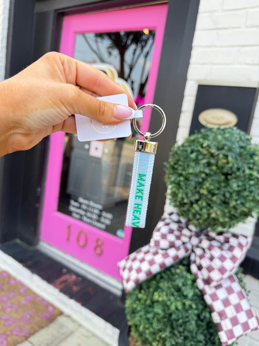 Make Heaven Crowded keychain