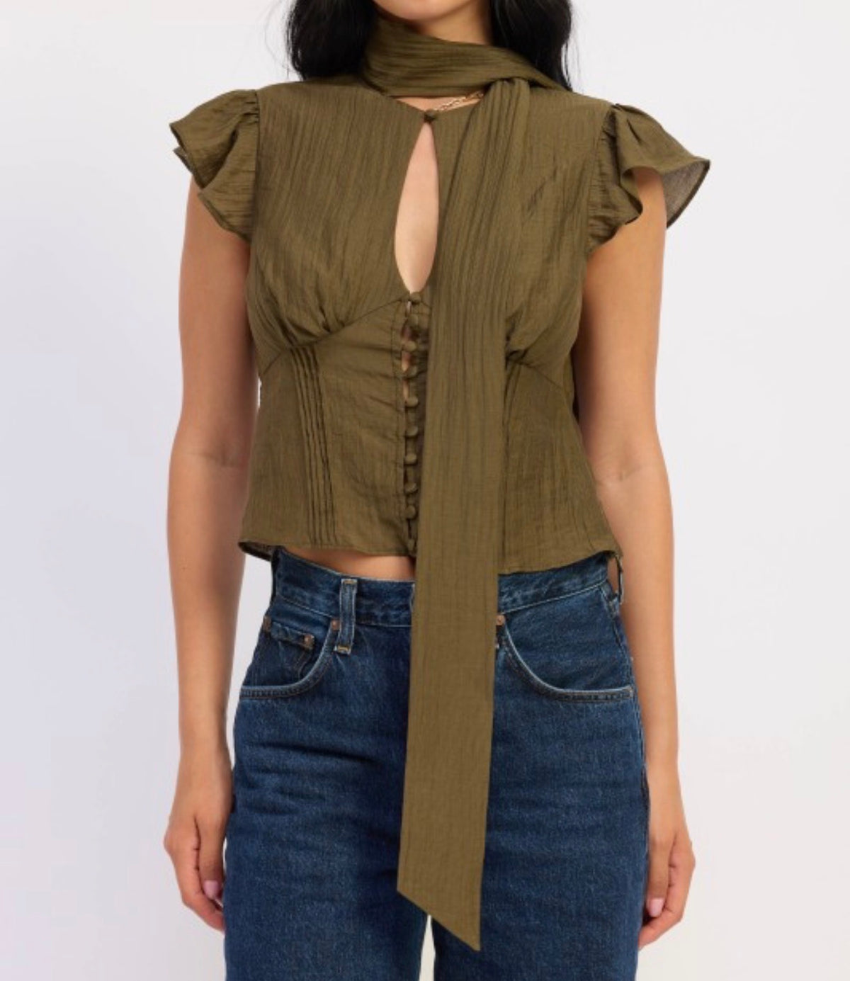 The Effortless Olive Top