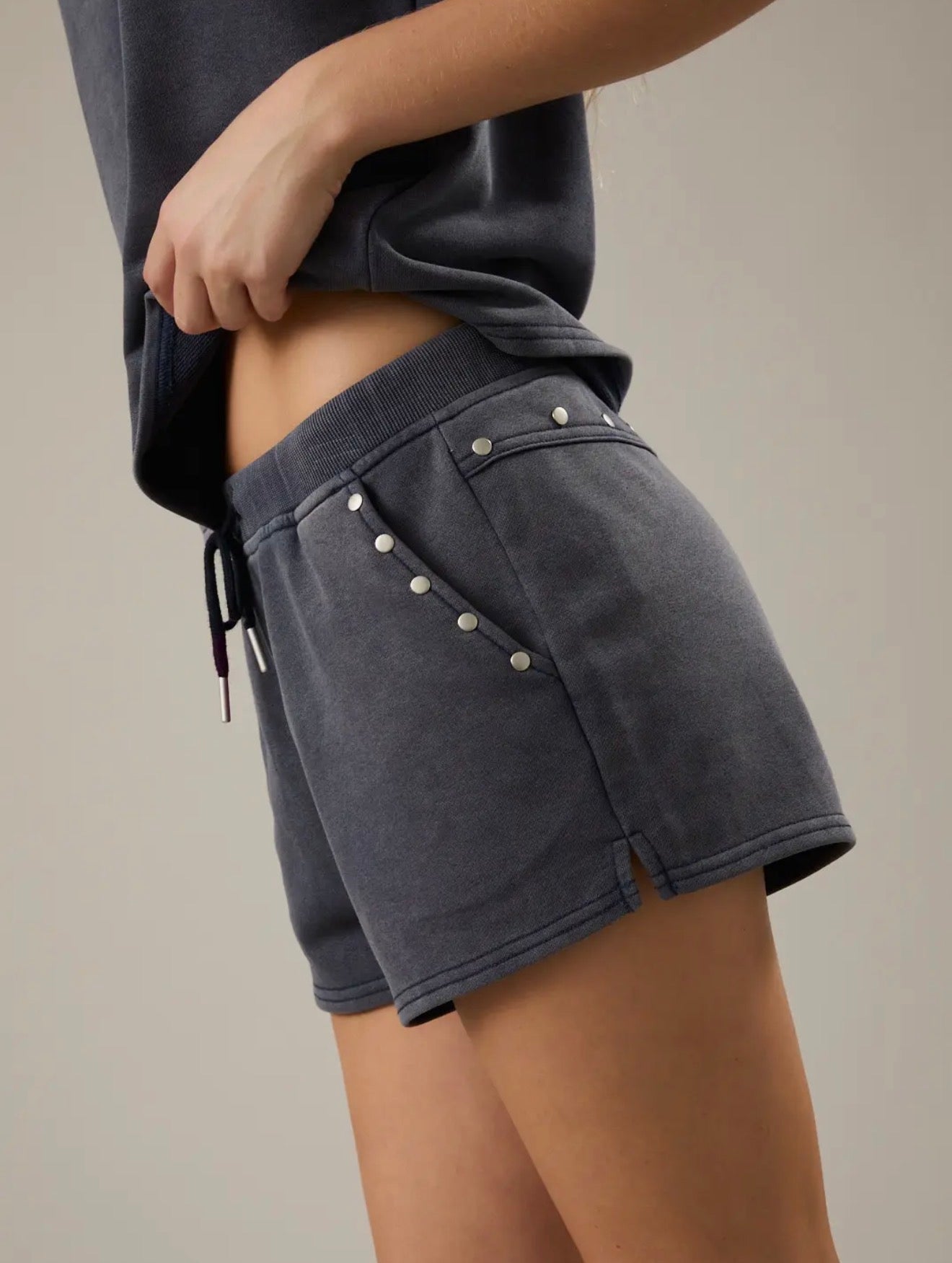 Studded Lounge Shorts