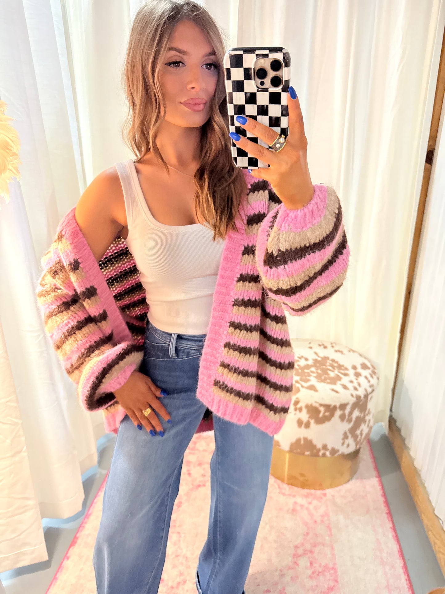 Chocolate Covered Strawberry Cardigan