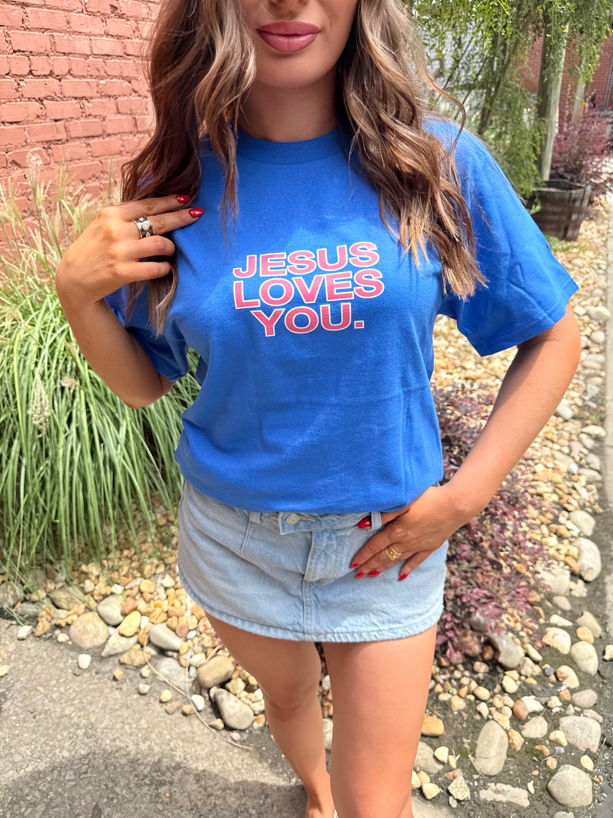 JLY Blue Tee
