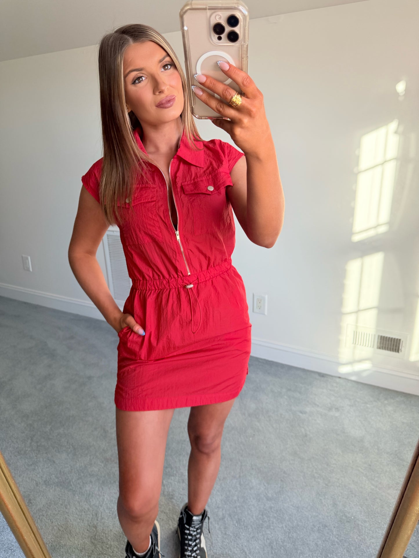 Run Around Town Red Dress