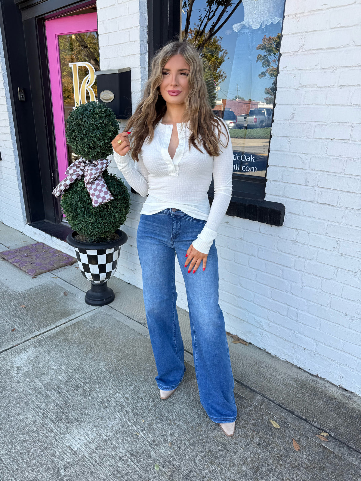 The Everly Ivory Top