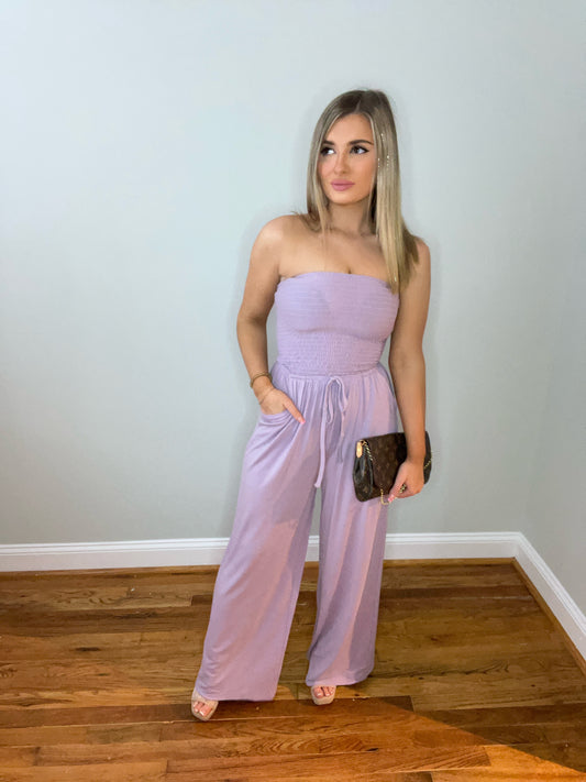 Lavender Relax Day Jumpsuit